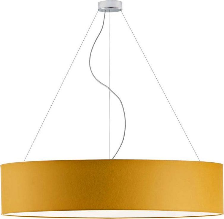 Lampa wisząca Lumes Regulowana lampa wisząca z okrągłym abażurem 100 cm - EX320-Portes - kolory do wyboru Brązowy