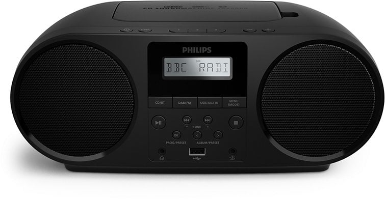 Radioodtwarzacz Philips TAZ6000/10, Black, Portable CD player