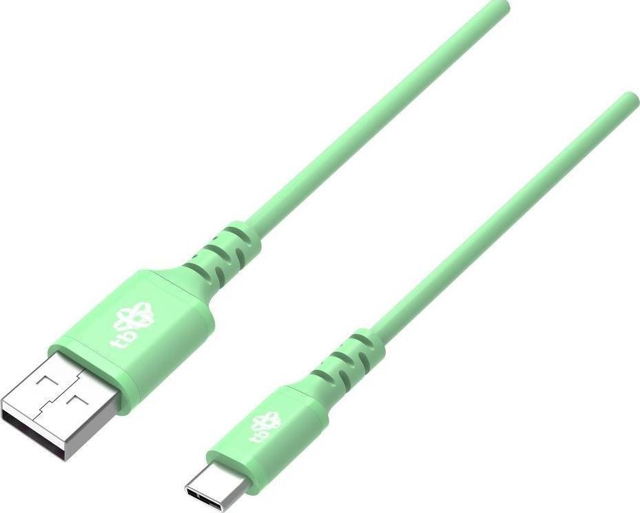 Kabel USB TB Print USB-A - USB-C 2 m Zielony (1_798077)