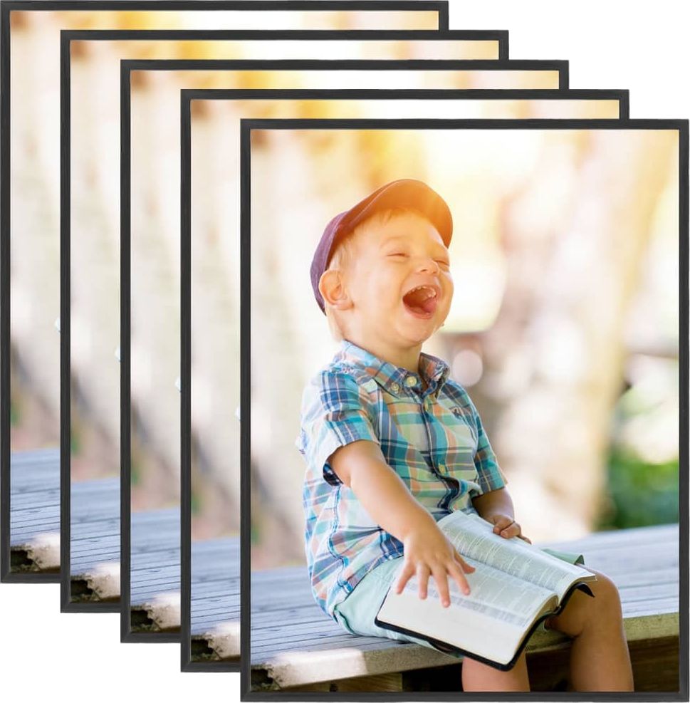 Ramka vidaXL Ramki na zdjęcia, 5 szt., ścienne lub stojące, 40x50 cm, MDF