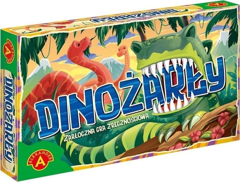 Alexander Dinożarły (Katapulty z żetonami) gra zręcznościowa 2733 ALEXANDER