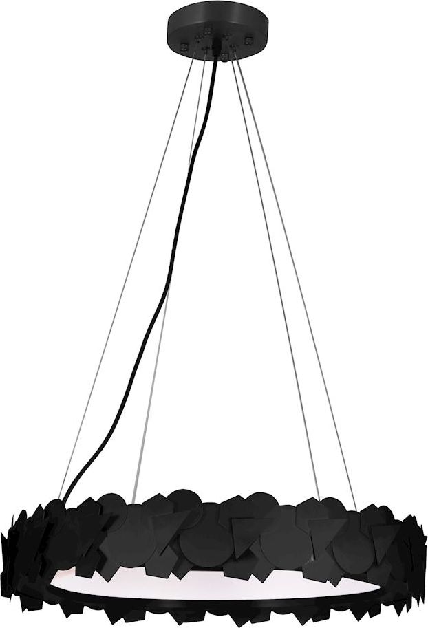 Lampa wisząca Milagro Nowoczesna lampa sufitowa ledowa czarna Milagro SOHO ML6157