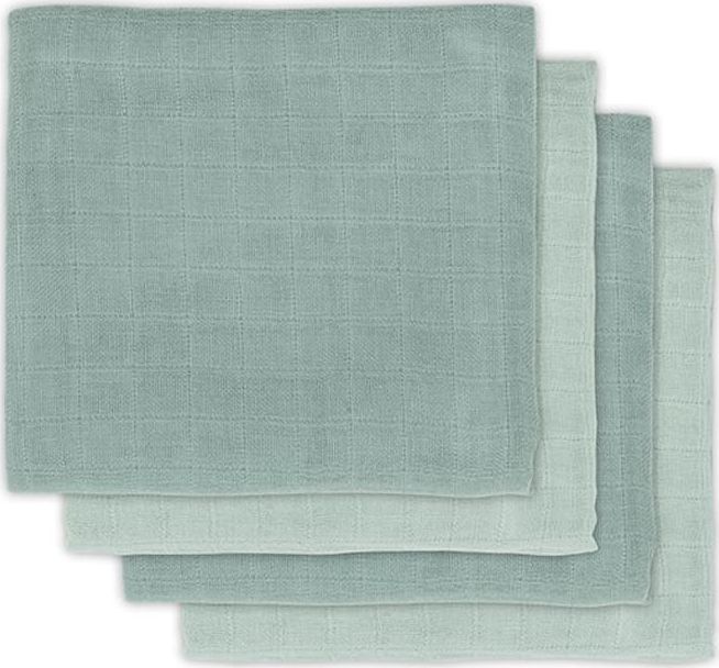 Jollein Jollein - 4 pieluszki bambusowe 70 x 70 cm Ash Green