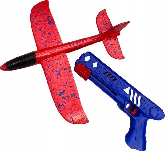 Samolot styropianowy duÅ¼y z wyrzutniÄ 3 + lata