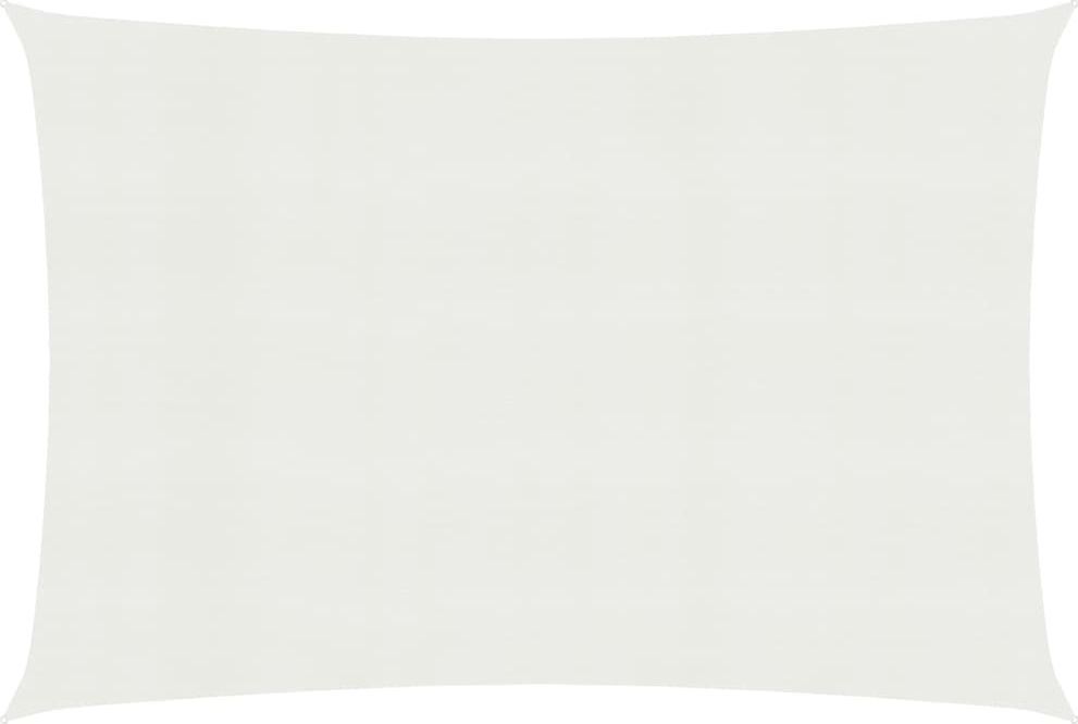 vidaXL Żagiel przeciwsłoneczny, 160 g/m, biały, 6x8 m, HDPE