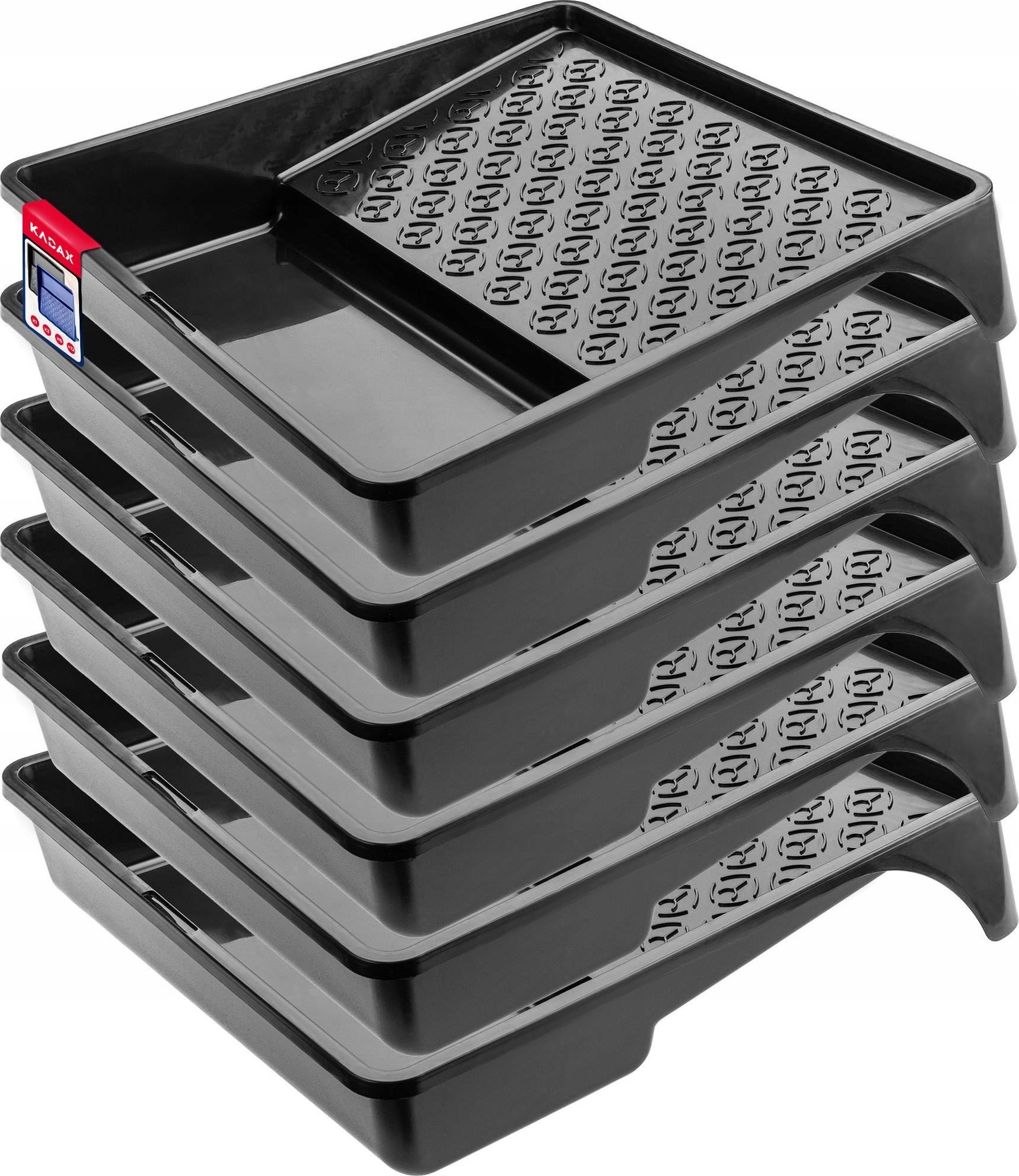 Kadax Kuweta Malarska Na Wałek Farba 320 mm Czarna 6szt