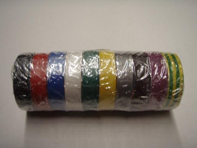 Anticor Taśma izolacyjna PCW 15mm 10m różne kolory 10szt.