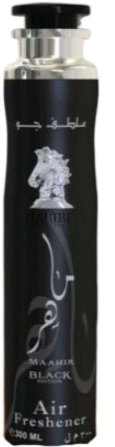 Lattafa, Maahir Black Edition, Oriental Woody, Room Air Freshener, 300 ml Unisex