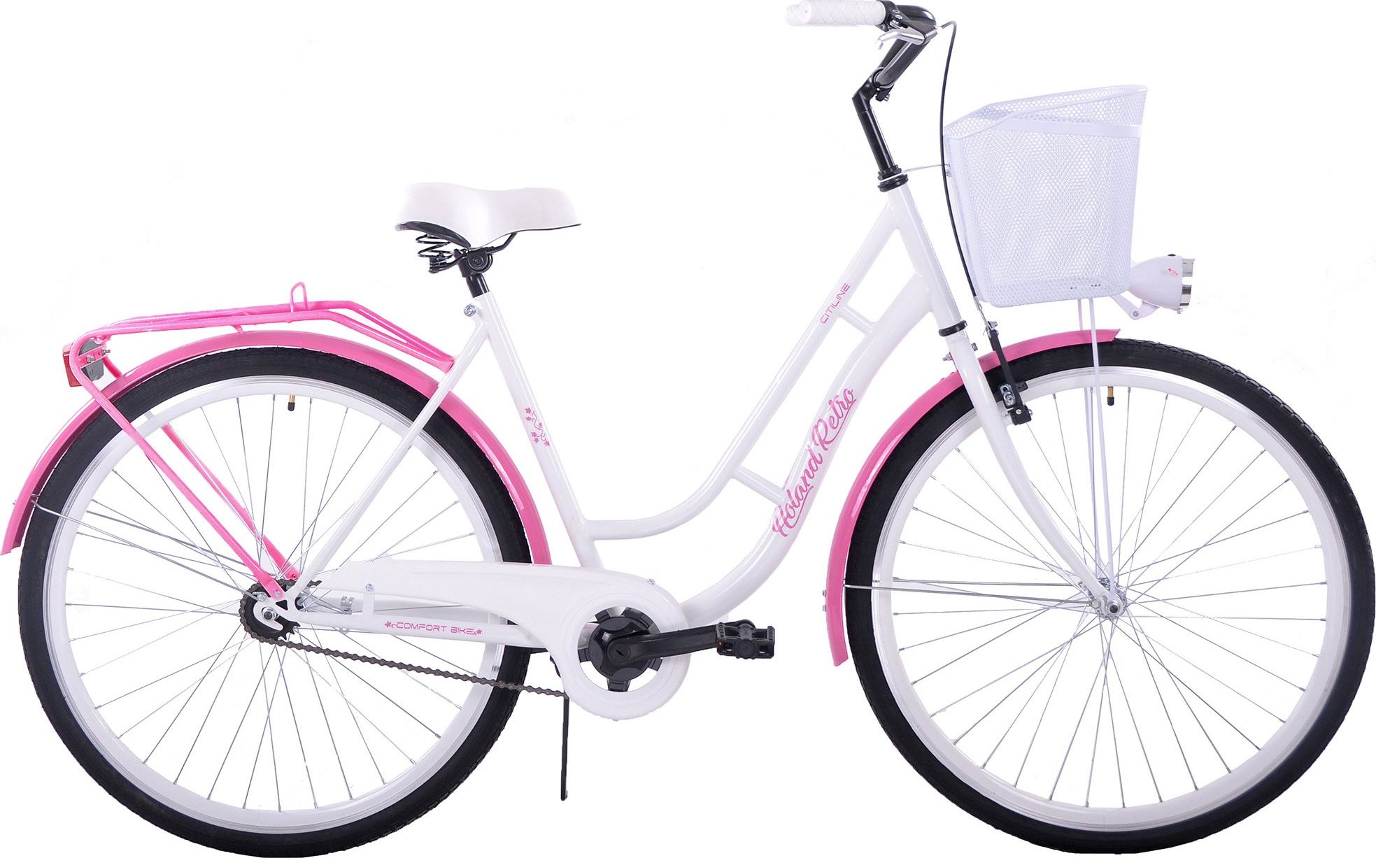 Orlando Holand Retro 28 rower Biało-różowy