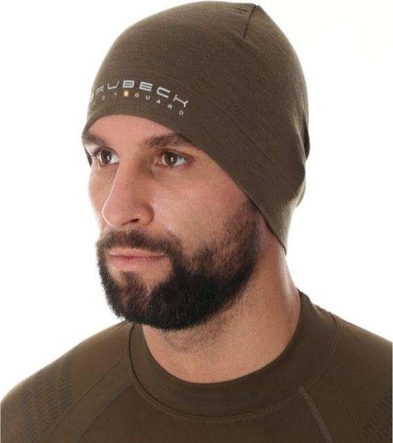 Brubeck Czapka wełniana dwuwarstwowa RANGER WOOL khaki L/XL