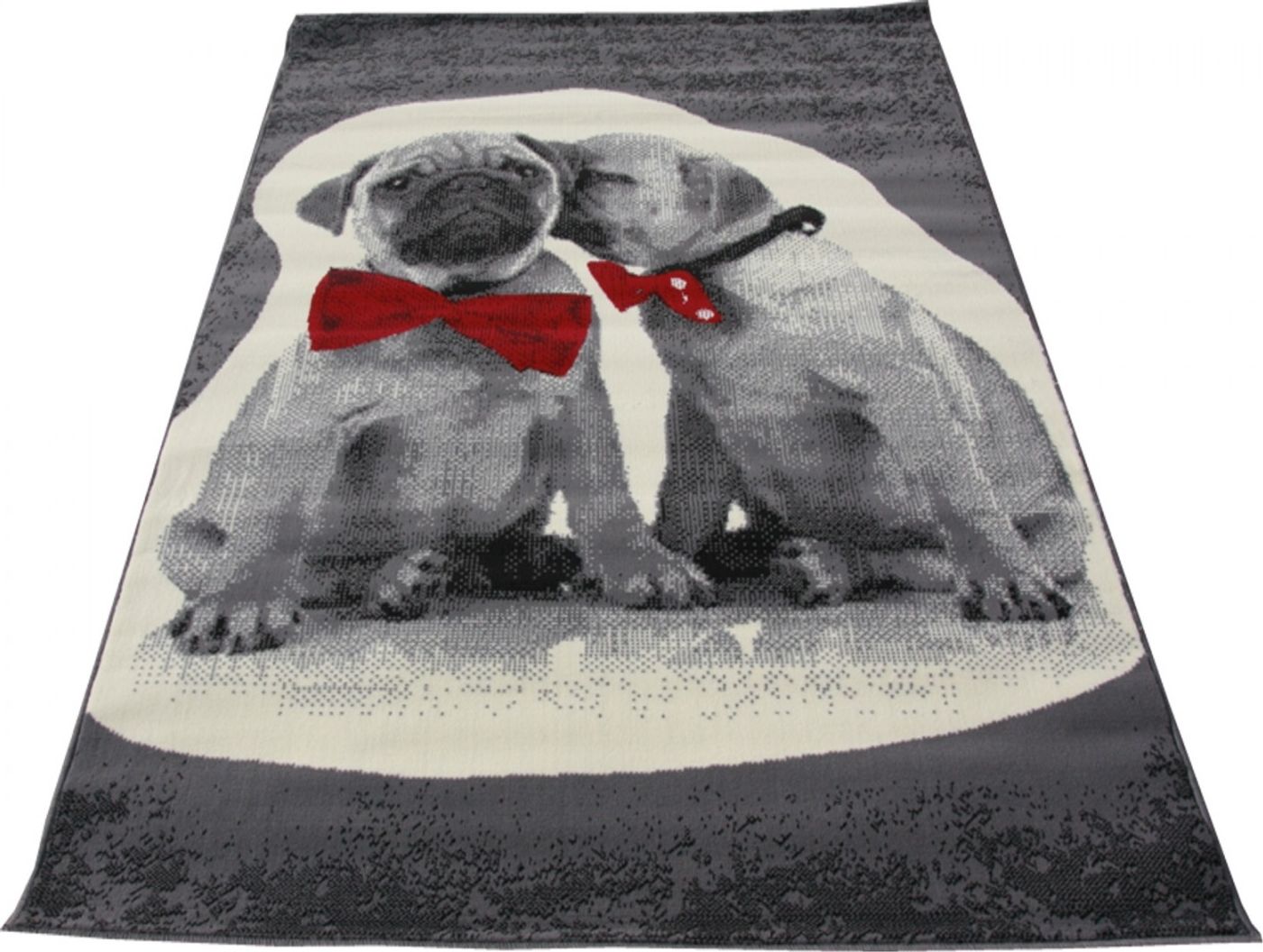 Belgia VAN Dywan nowoczesny do salonu PSIAKI Popiel CITY 160x225 cm