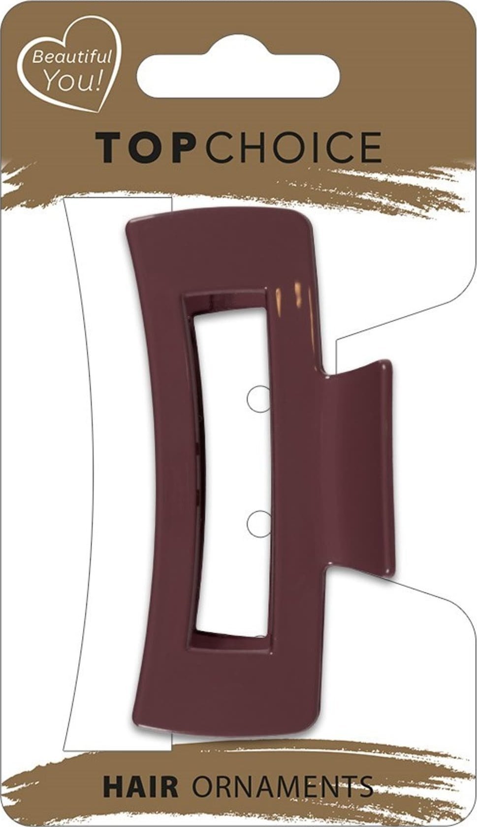 Top Choice TOP CHOICE Klamra do włosów - kokarda z połyskiem (28380) 1 szt. - mix kolorów