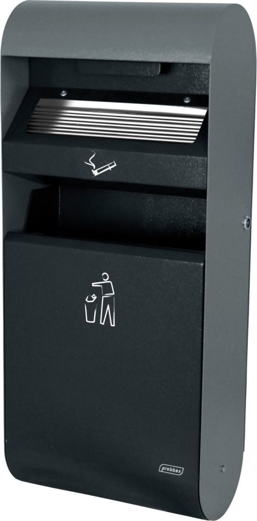 Kosz na śmieci Hendi popielnica czarny (440049)