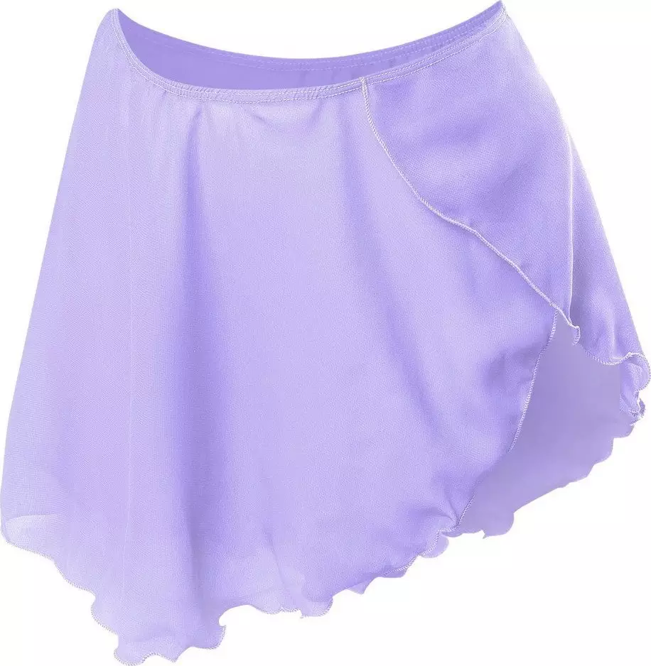 RENNWEAR Spódniczka Wiązana SZYFONOWA treningowa - BALET i GIMNASTYKA wrzosowy 164-168 cm / S-M