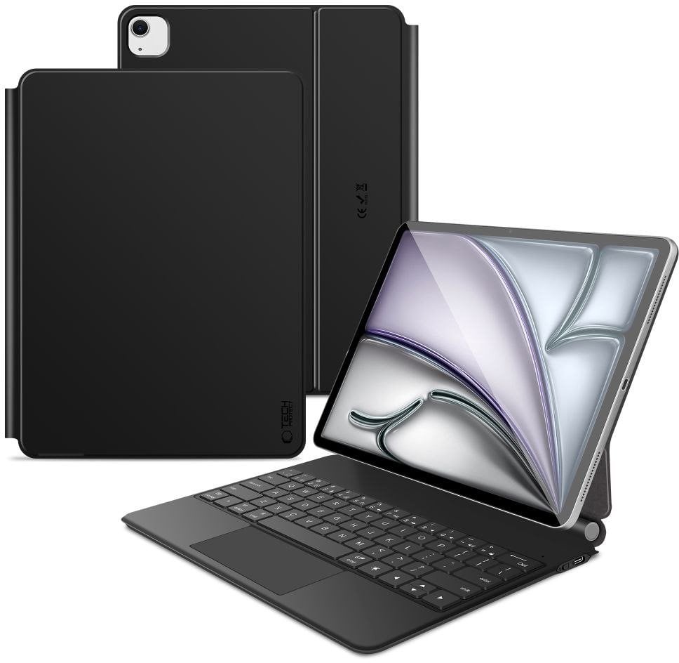 TECH-PROTECT SMARTCASE MAGNETIC + KEYBOARD IPAD PRO 12.9” 4 / 5 / 6 / 2020-2022 / AIR 13” 1 / 2 / 2024-2025 BLACK