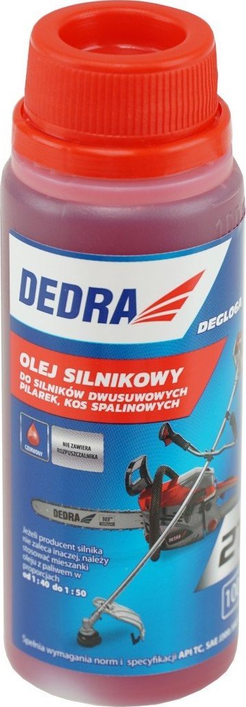 Dedra Olej do silników dwusuwowych, pilarek, kos spalinowych 100ml