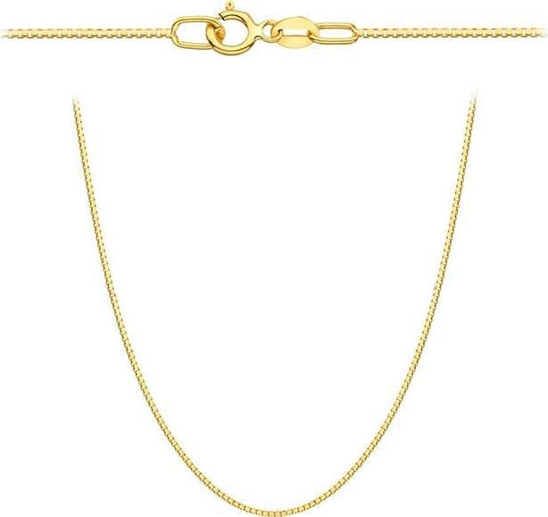 Lovrin Złoty łańcuszek 585 SPLOT KOSTKA 45 CM