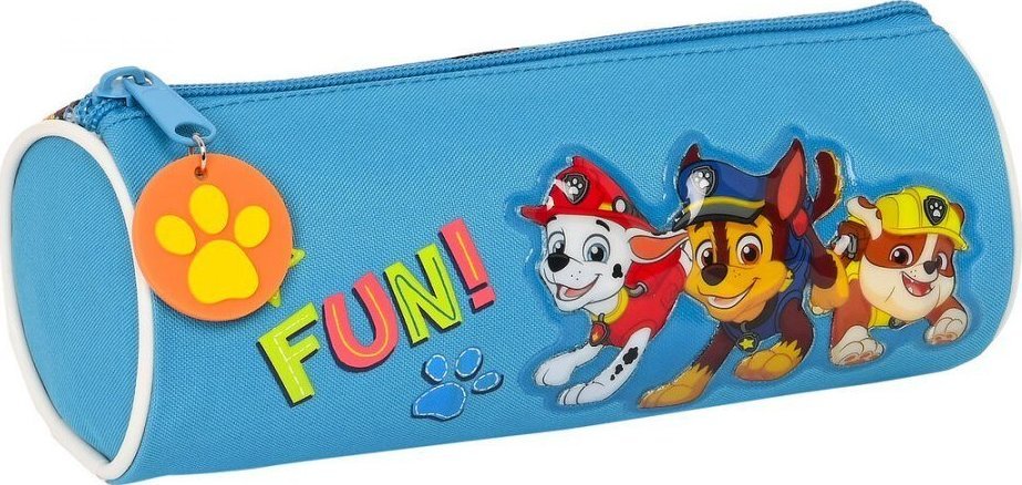 Piórnik The Paw Patrol Torba szkolna cylindryczna The Paw Patrol Friendship Niebieski (20 x 7 x 7 cm)