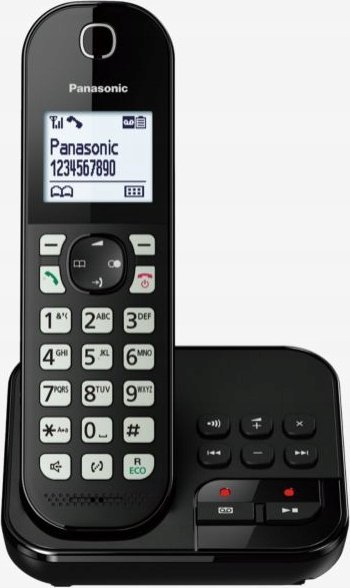 Telefon stacjonarny Panasonic KX-TGC460GB czarny