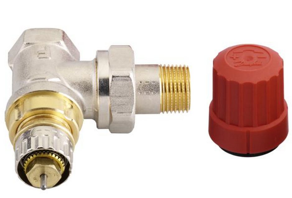 Danfoss Zawór termostatyczny z nastawą wstępną RA-N DN10 kątowy - 013G0011