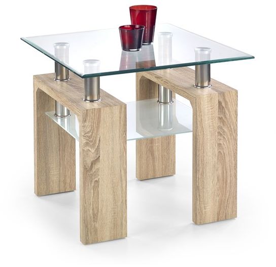 Halmar Ława Diana H Kwadrat Dąb Sonoma