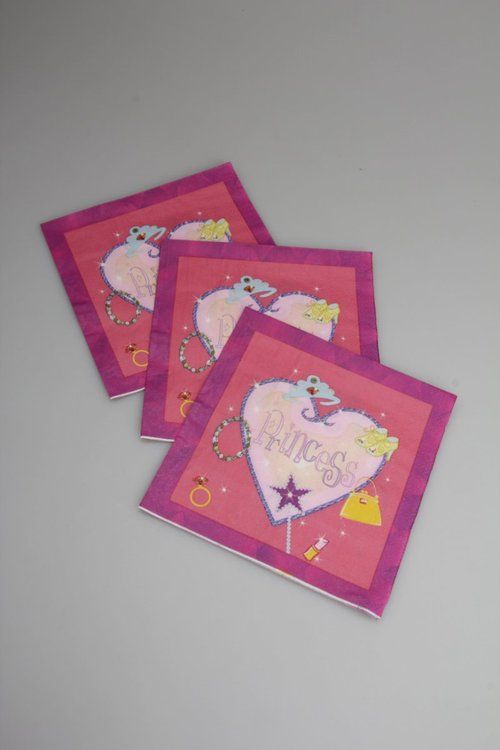 Beniamin Serwetki papierowe 33x33cm Królewna 12szt