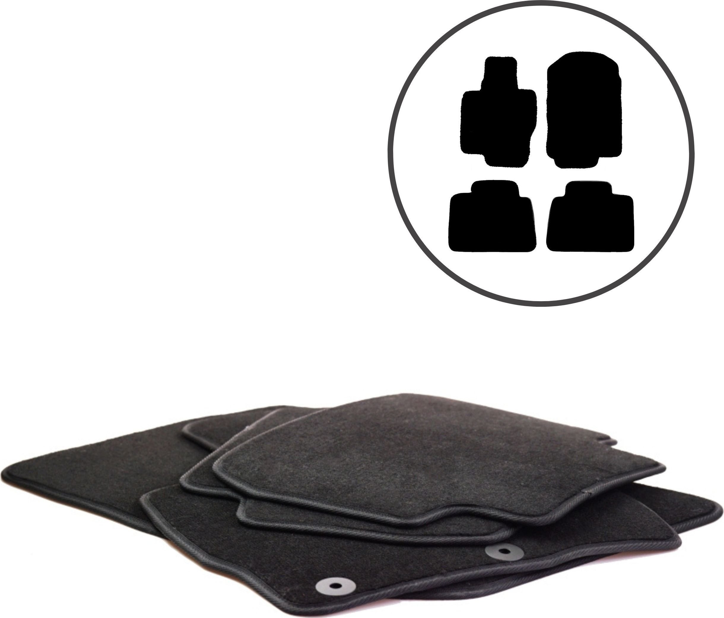 Dikel 4 Dywaniki samochodowe Mercedes GLE Coupe W167