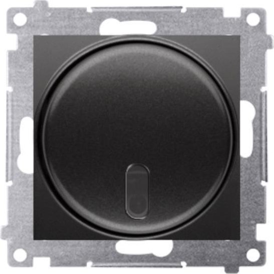 Kontakt-Simon Simon 54 Ściemniacz naciskowy i zdalnie sterowany (moduł) 20–500 W czarny mat DS13T.01/49