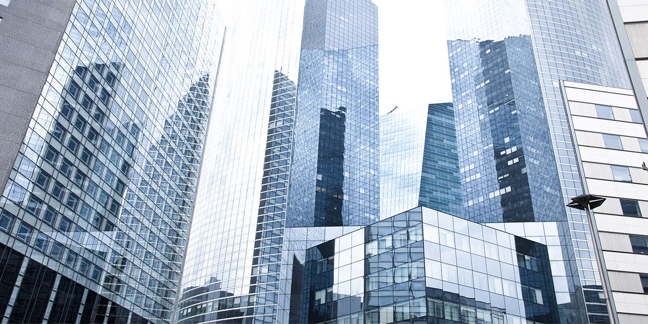 Tulup Tulup Obraz Na Szkle Hartowanym 100x50 Obraz Szklany Drapacze chmur