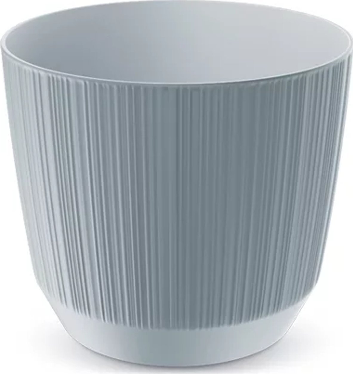 Prosperplast Doniczka RYFO - jasny szary śr. 69 mm