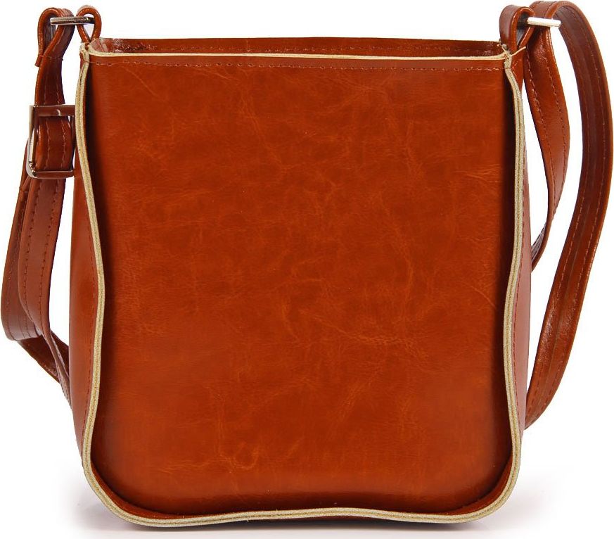 DAN-A Skórzana listonoszka DAN-A T396 camel