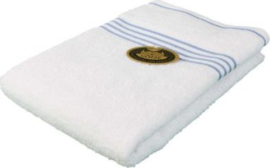 Gozze Gzze, Ręcznik RIO negatyw, 30x50cm, kol.biały/niebieski