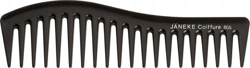 JANEKE_Grzebień do rozczesywania włosów Czarny