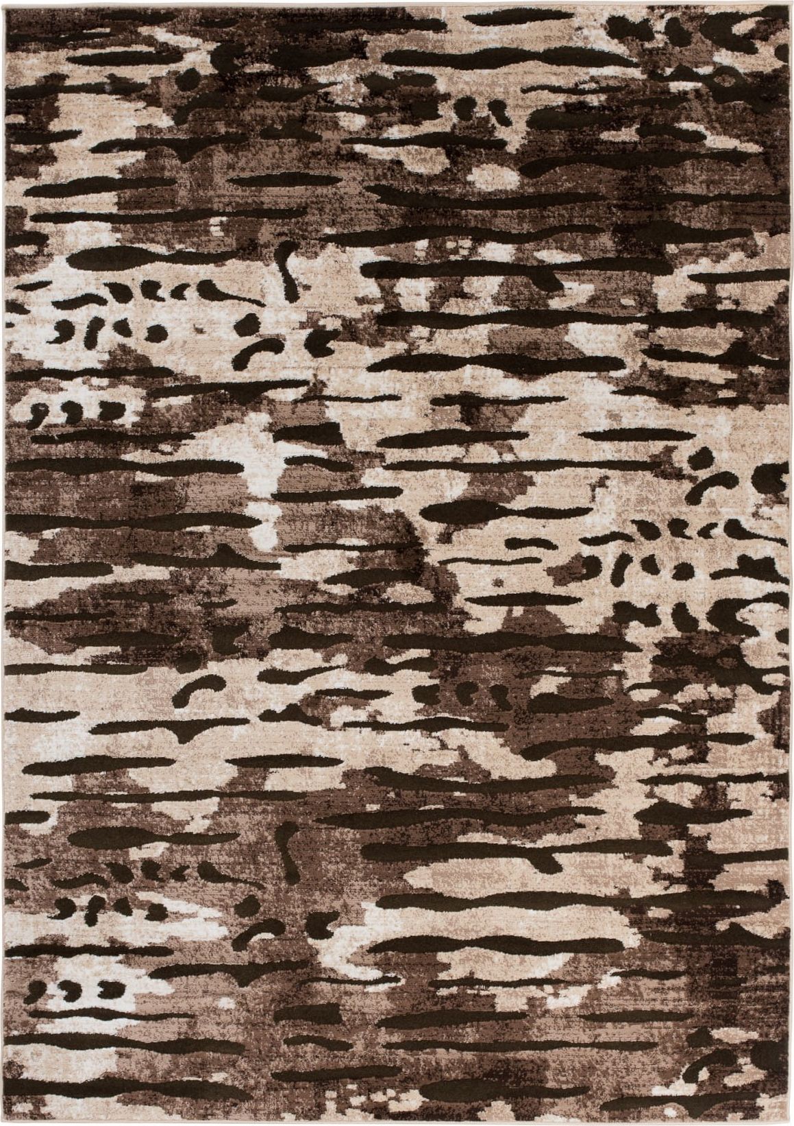 Carpetpol Dywan vintage kamień beton brąz Q135A BROWN TANGO BOU (0.80*1.50)