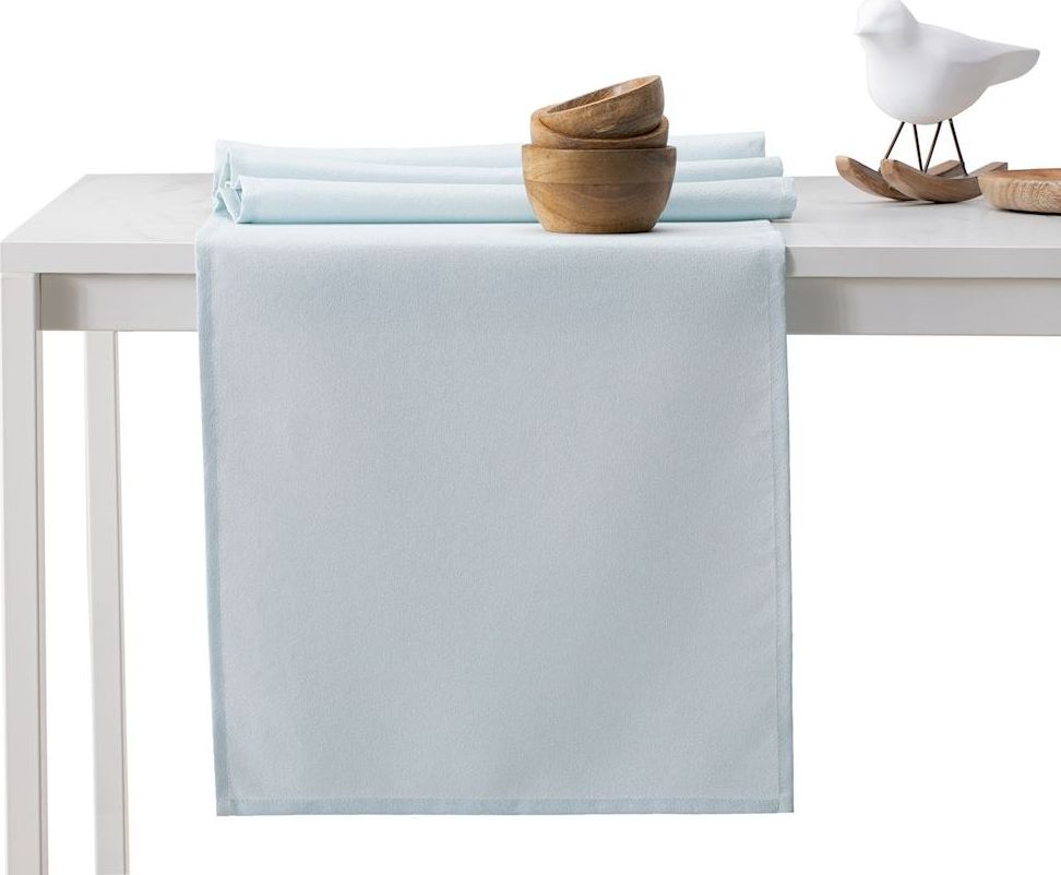 Decoking DecoKing bieżnik na stół bawełna SREBRNY NIEBIESKI 30X80