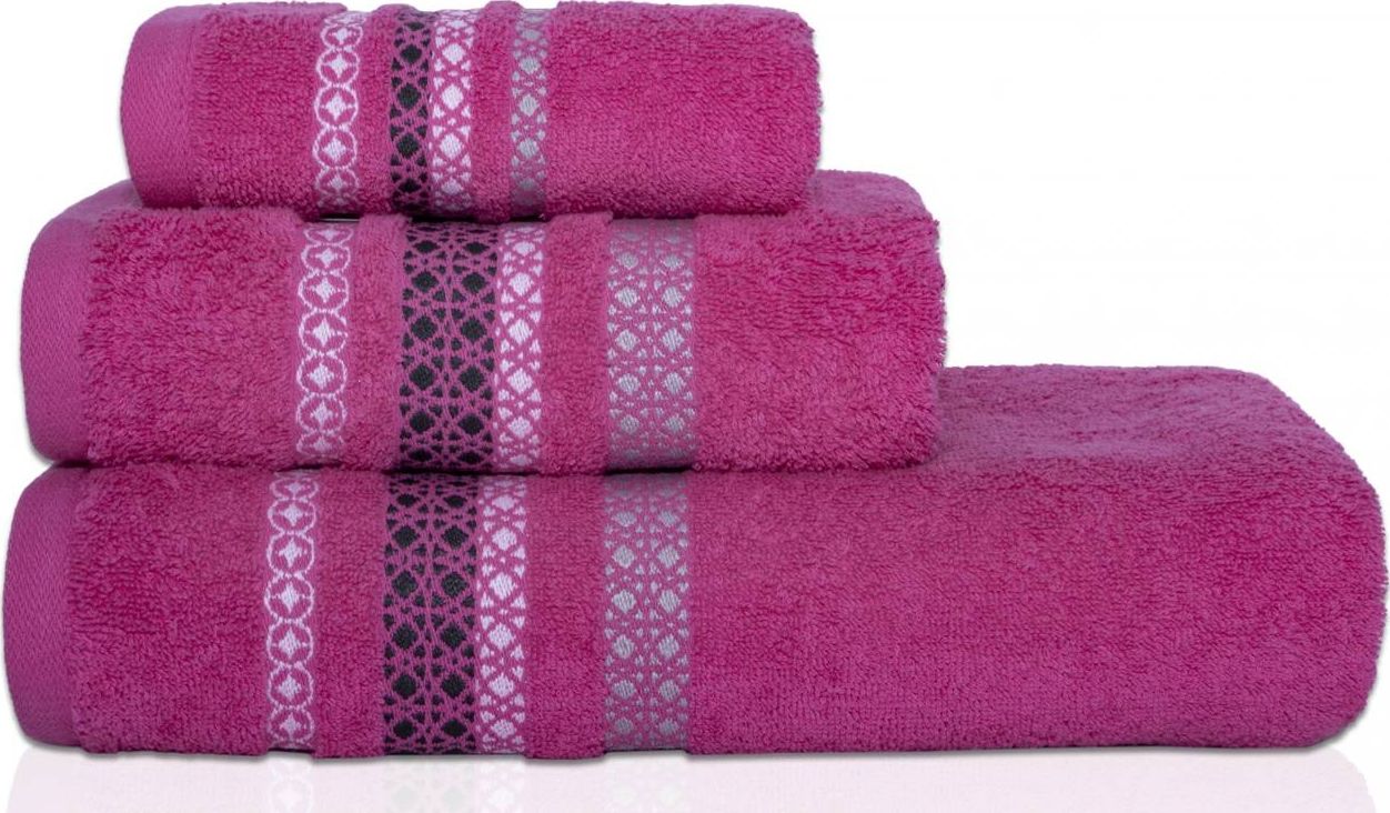 Detexpol Ręcznik Bawełniany 480 GSM Cloe Amarantow 70x140