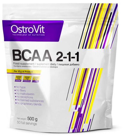 OstroVit BCAA 2:1:1 Pomarańcz 500g
