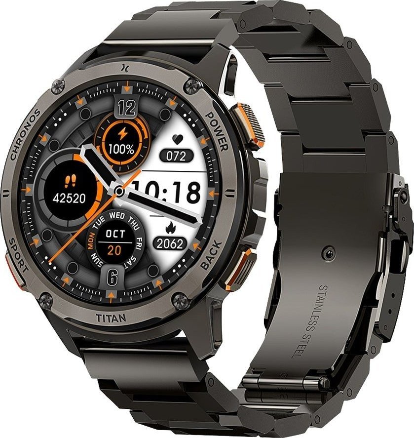 Smartwatch Maxcom FW110 Titan Chronos Czarny (MAXCOMFW110TITANBLACK)
