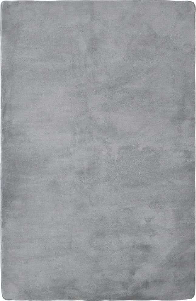 vidaXL Pluszowy dywan, szary, 230x160 cm