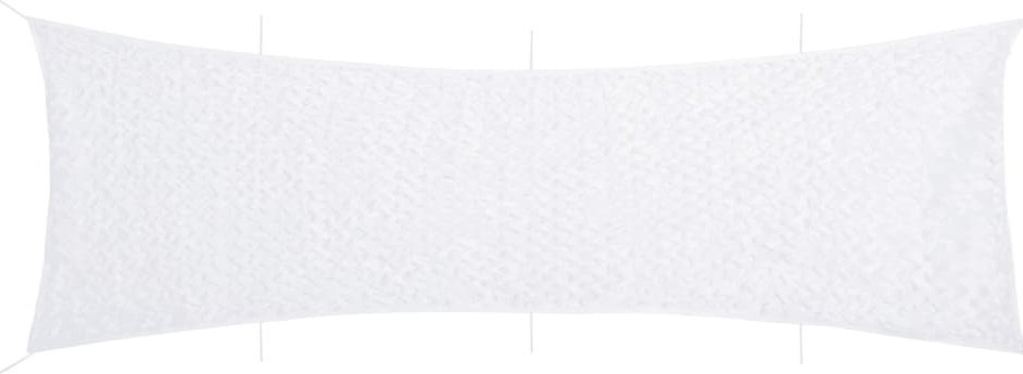 vidaXL vidaXL Siatka maskująca z torbą do przechowywania, 809x207 cm, biała