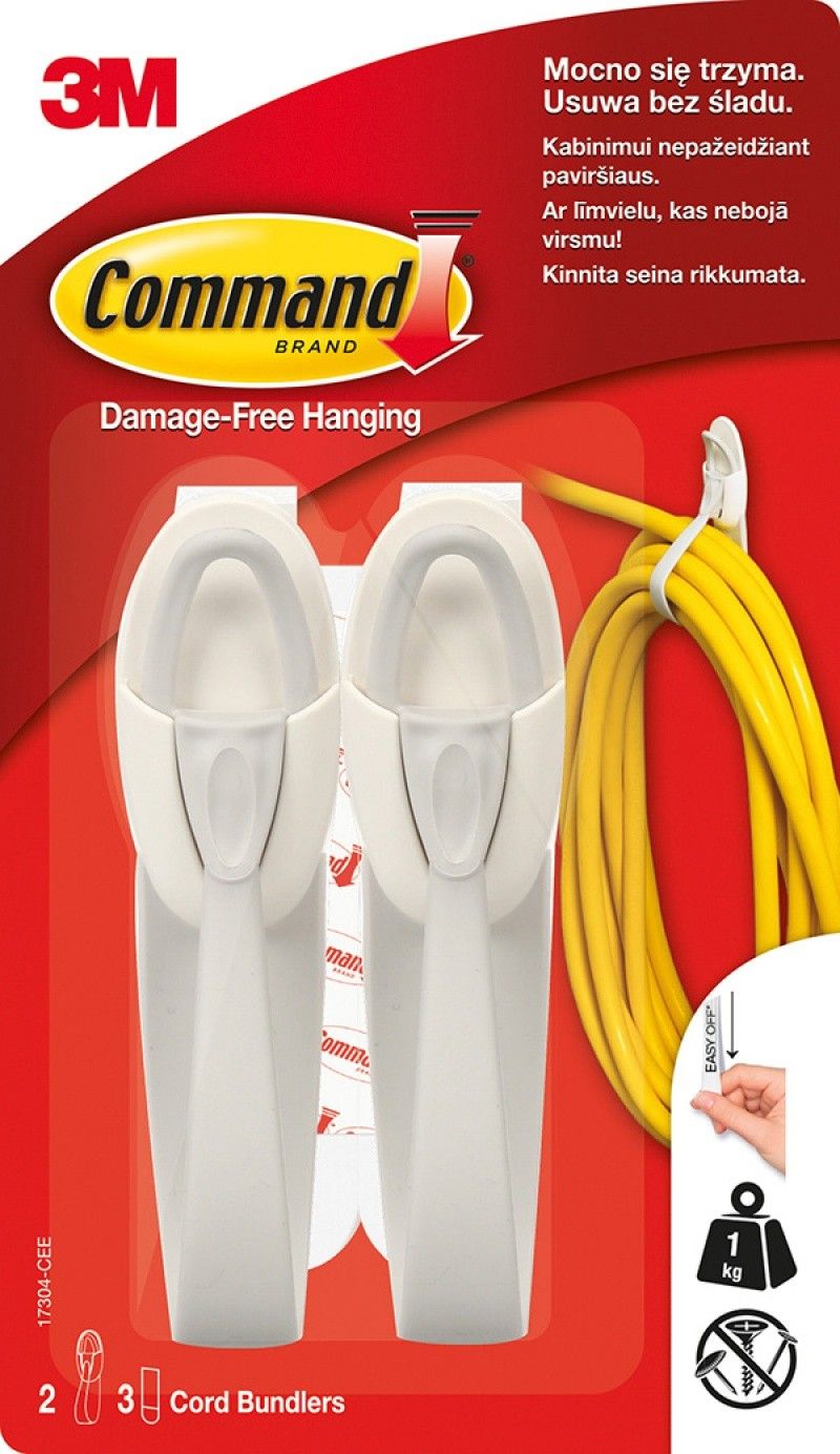COMMAND UCHWYTY DO KABLI COMMAND 17304 DUŻE + PASKI (2+3)