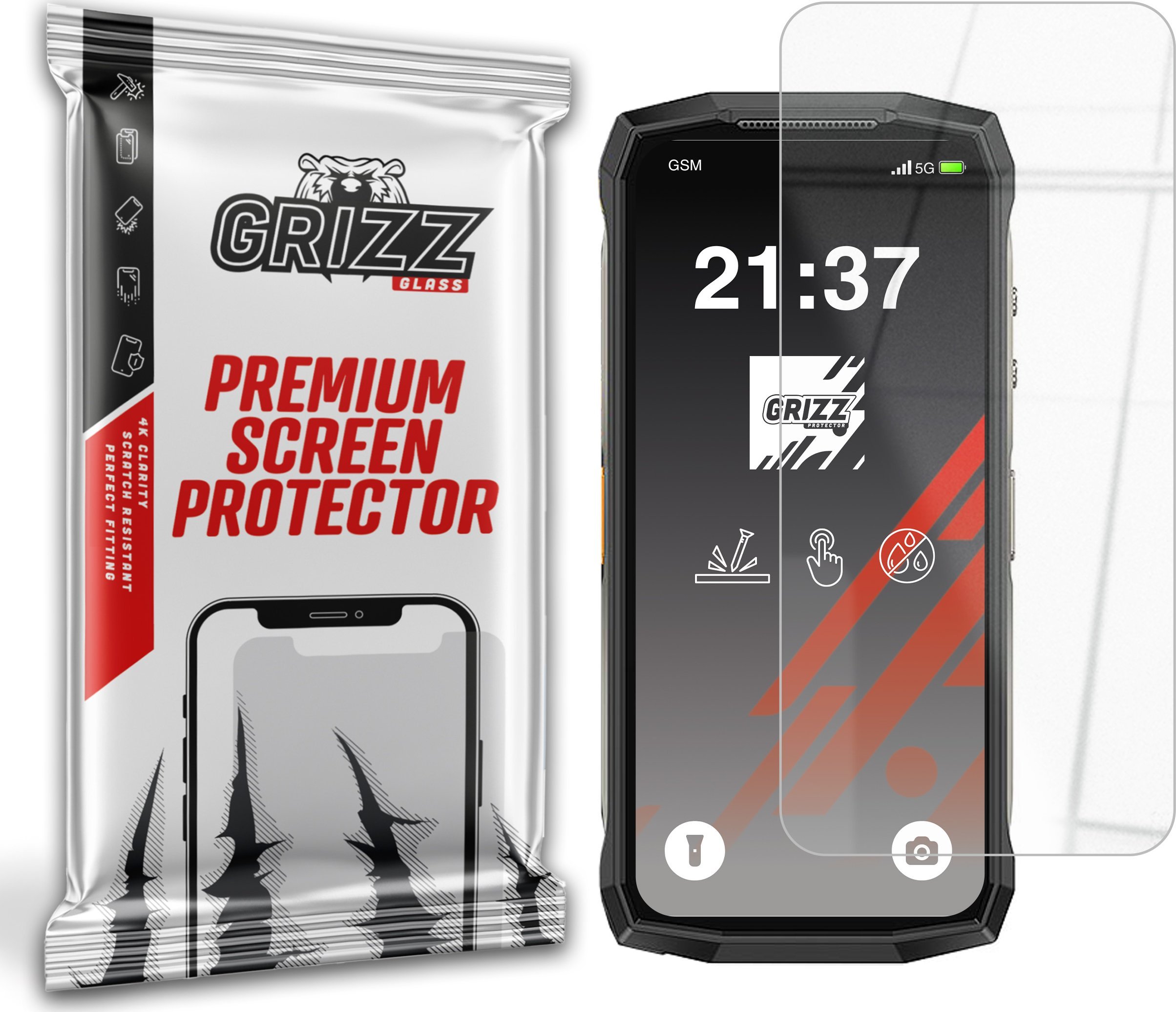 Szkło hybrydowe GrizzGlass HybridGlass do Ulefone Armor Mini 20