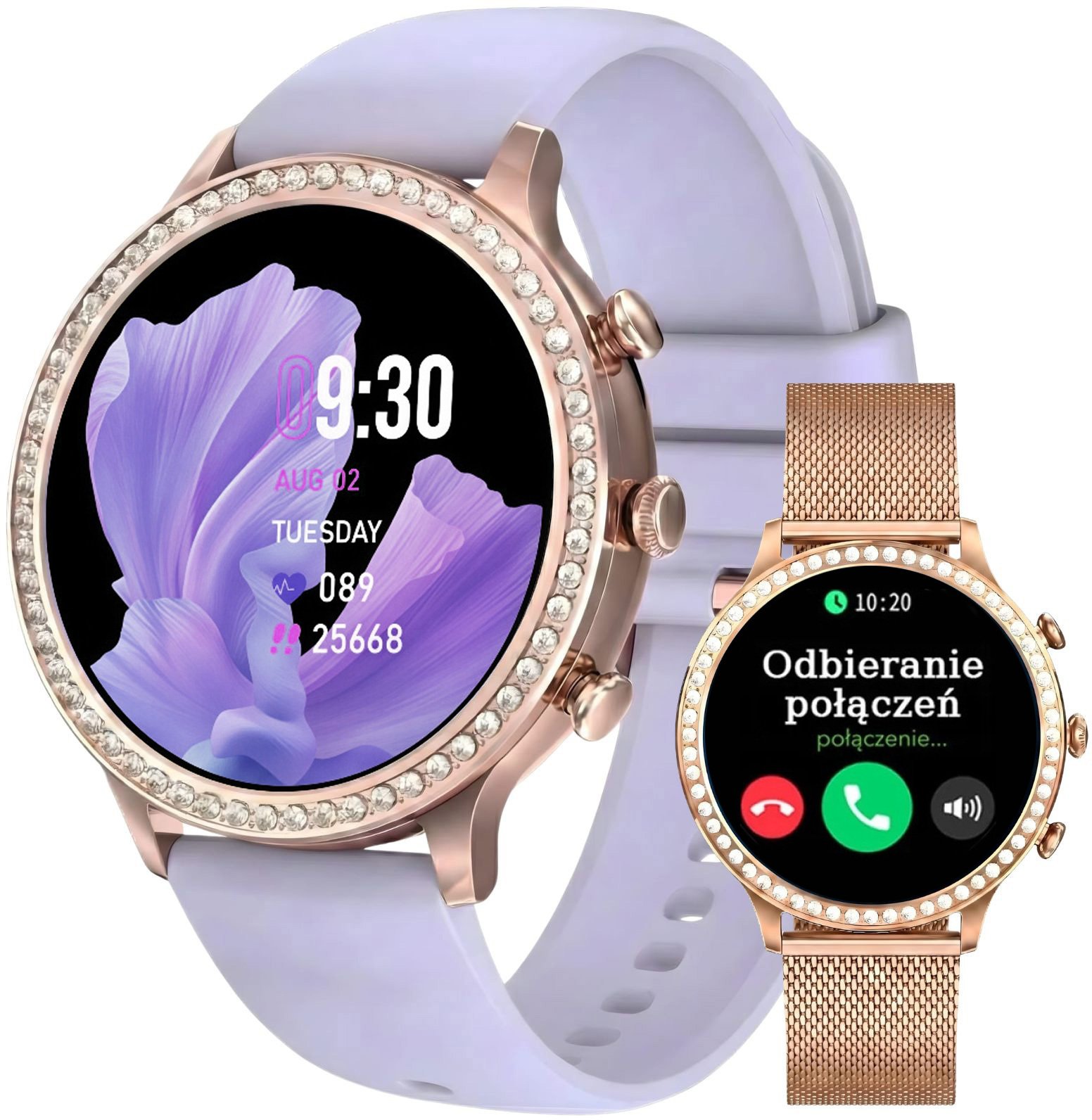 SMARTWATCH Damski Gravity GT5-7 GD/GD/PR