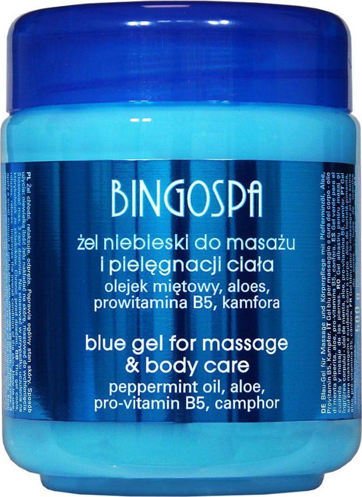 BingoSpa BingoSpa Żel niebieski do masażu i pielęgnacji ciała 500g