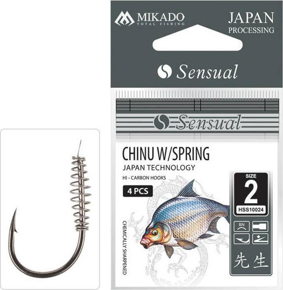 Mikado Haczyk Mikado Sensual Chinu Ze Sprężynką 6BN 4szt.