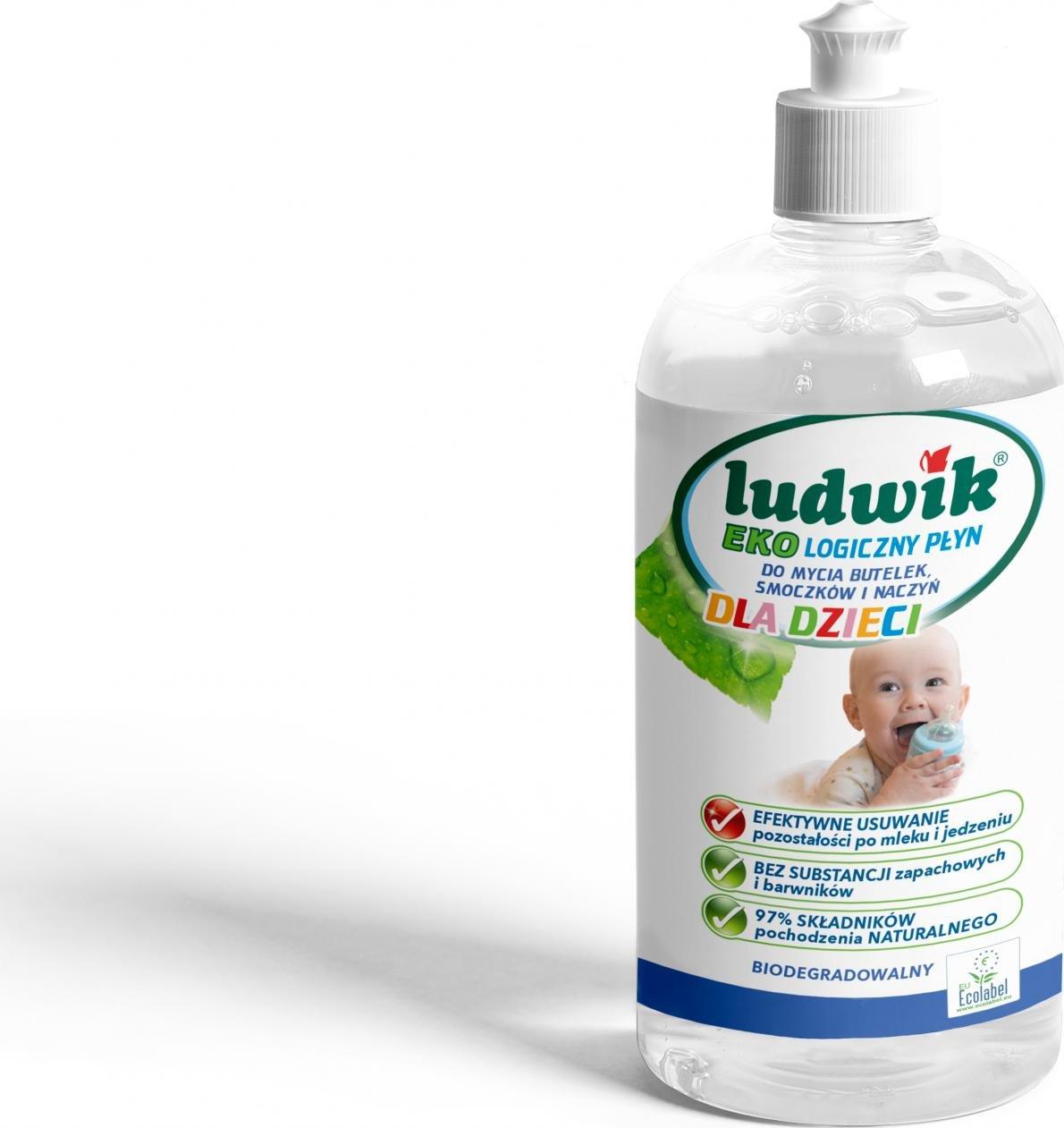 Inco Ludwik Ekologiczny płyn do mycia butelek, smoczków i naczyń dziecięcych