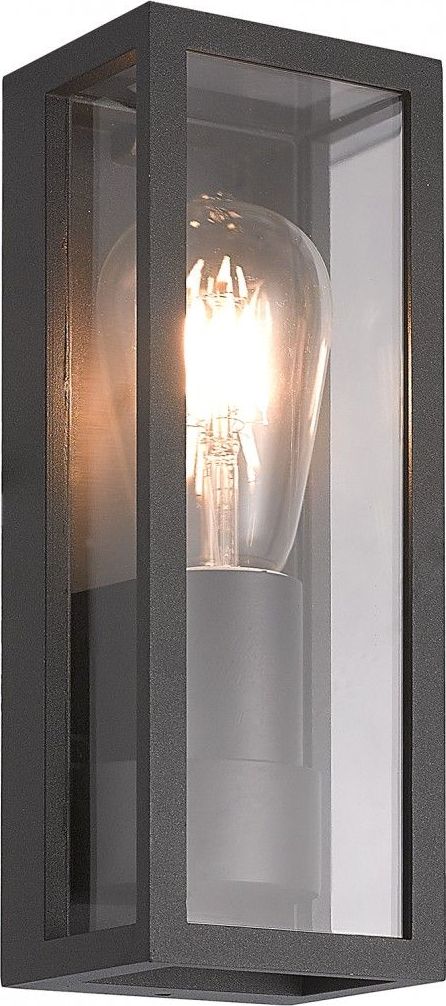 Kinkiet SU-MA Kinkiet zewnętrzny IP65 czarny SU-MA Porto M1976