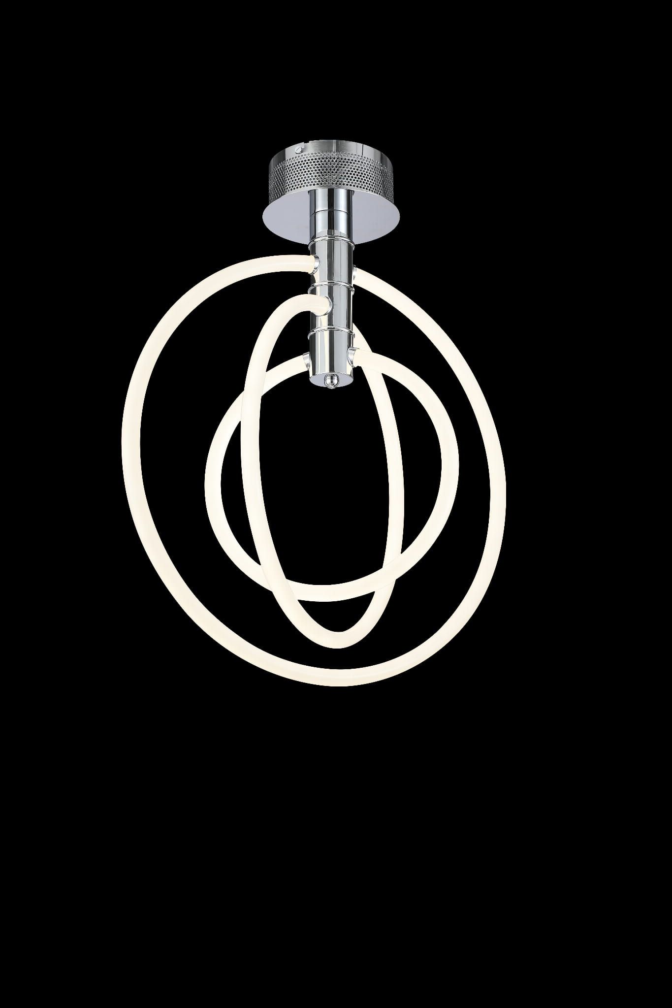 Lampa sufitowa Auhilon Lampa sufitowa ledowa chrom do kuchni Auhilon SELVINI JX2016-3A CHROME