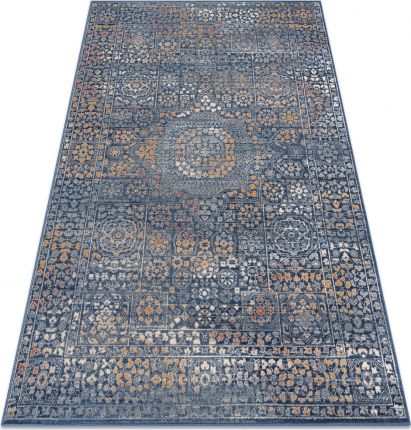 Dywany Łuszczów Dywan NAIN Ornament 7708/51911 granat / pomarańczowy, 120x170 cm