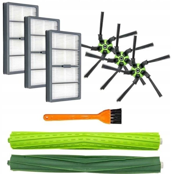 ZESTAW AKCESORIA WAŁKI SZCZOTKI FILTRY DO IROBOT ROOMBA S9 / S9+